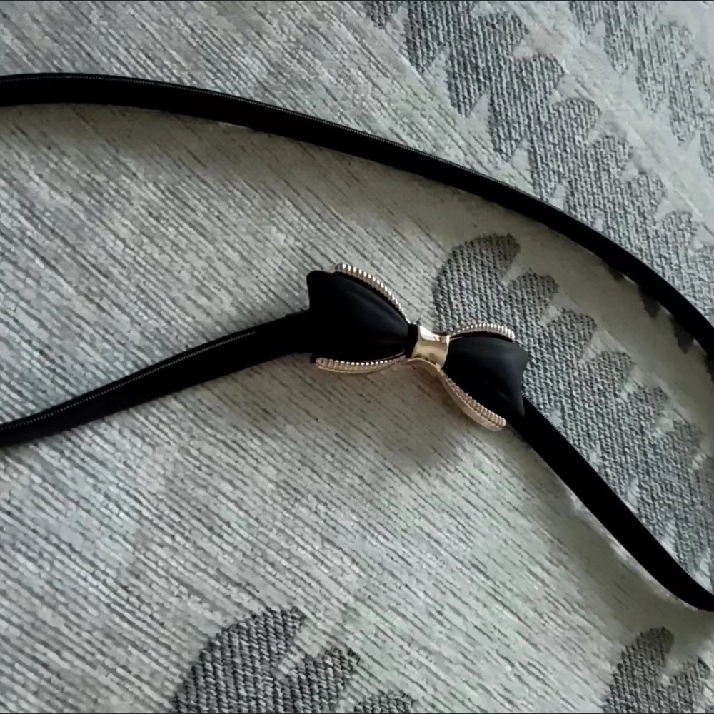 Metallic Finish Spring Waist Belt